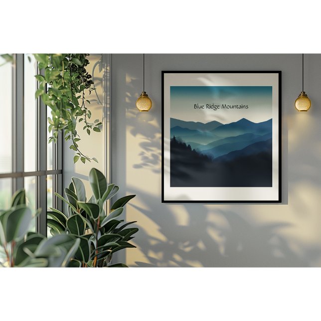 Blue Ridge Mountains, customizable Poster (Creator Uploaded)