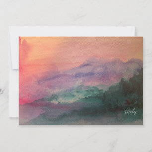 Blue Ridge Mountains Flat card