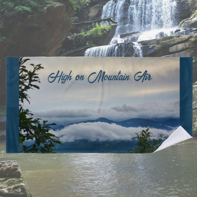 Blue Ridge Mountains High on Mountain Air Beach Towel (Creator Uploaded)
