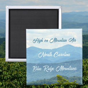 Blue Ridge Mountains High on Mountain Air Magnet