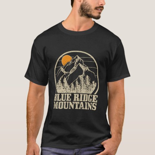 Blue Ridge Mountains Hiking Camg T_Shirt