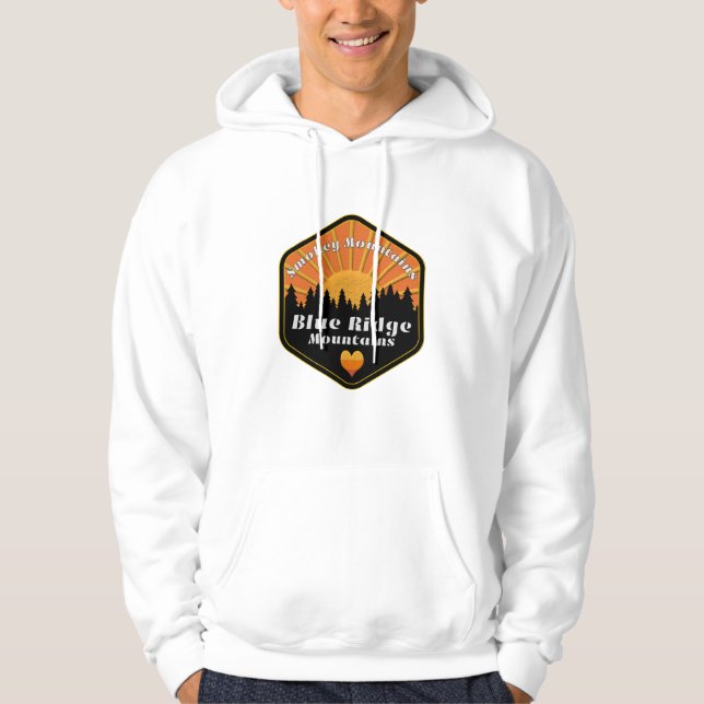 Blue Ridge Mountains  Hoodie (Front)