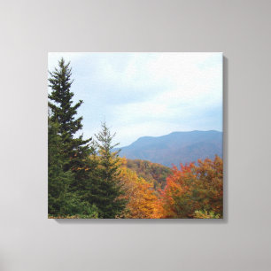 Blue Ridge Mountains in Fall Canvas Print