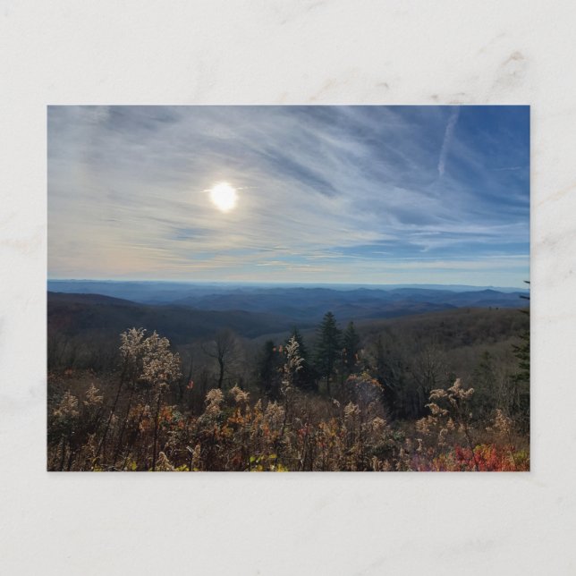 Blue Ridge Mountains Linn Cove Viaduct Postcard (Front)