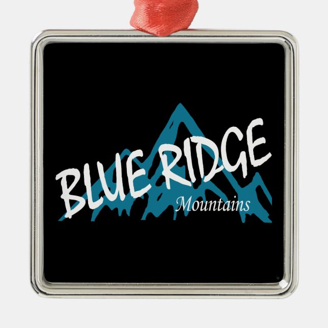 Blue Ridge Mountains Metal Ornament (Front)