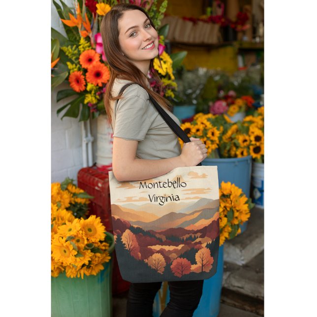 Blue Ridge Mountains, Montebello customizable Tote Bag (Creator Uploaded)