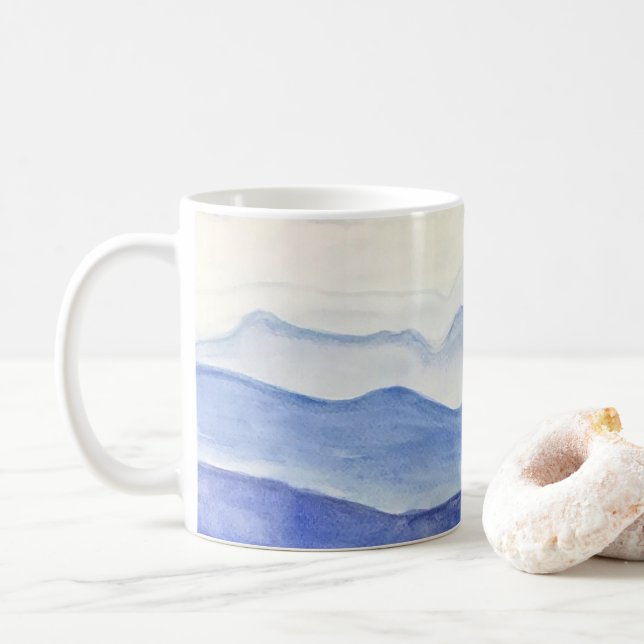 Blue Ridge Mountains Mug (With Donut)