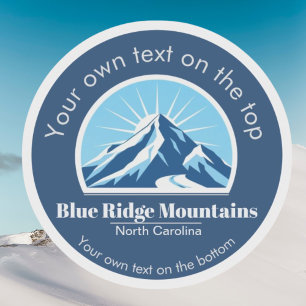 Blue Ridge Mountains NC ski resort souvenir Sticker