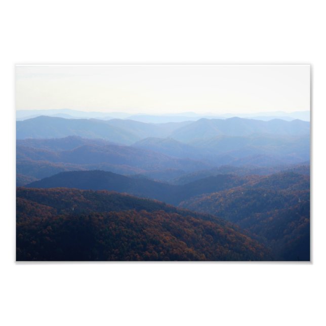 Blue Ridge Mountains, North Carolina Photo Print (Front)