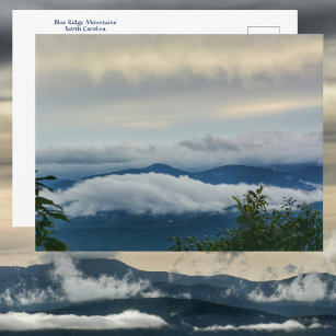 Blue Ridge Mountains North Carolina Photographic Postcard