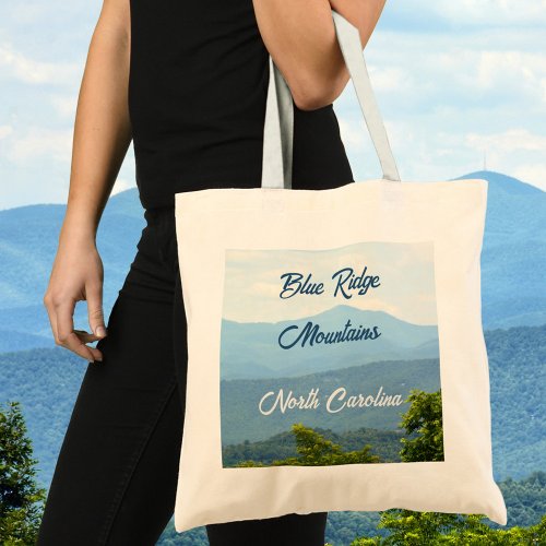 Blue Ridge Mountains North Carolina Photographic Tote Bag