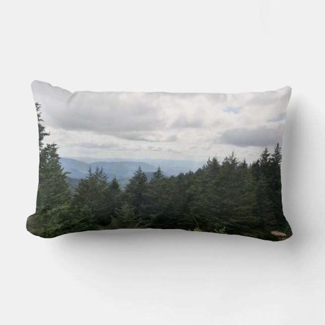 Blue Ridge Mountains North Carolina Pillow (Front)