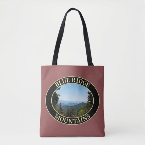 Blue Ridge Mountains of North Carolina Tote Bag