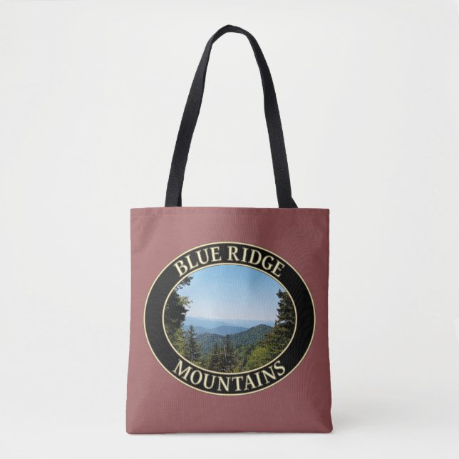 Blue Ridge Mountains of North Carolina Tote Bag (Front)