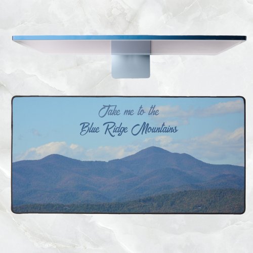 Blue Ridge Mountains Photographic Customizable Desk Mat