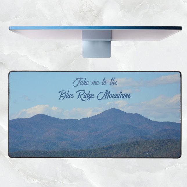Blue Ridge Mountains Photographic Customizable Desk Mat (Creator Uploaded)