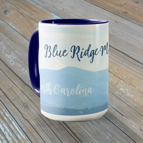 Blue Ridge Mountains Photographic Customizable Mug