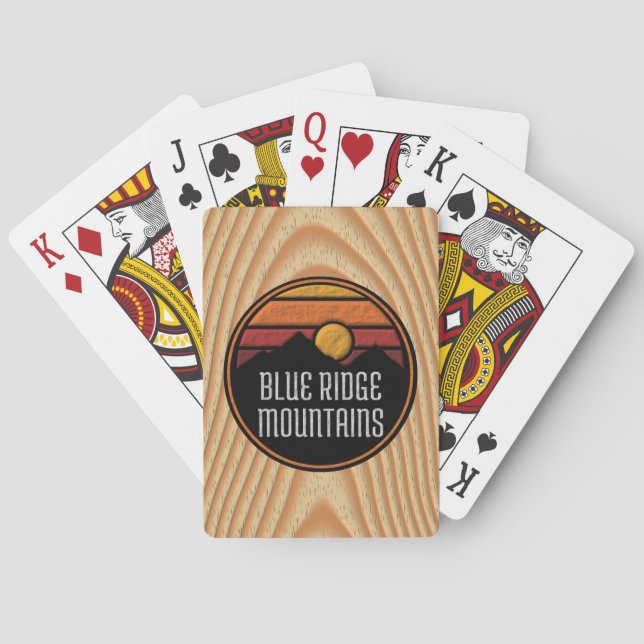 Blue Ridge Mountains   Poker Cards (Back)