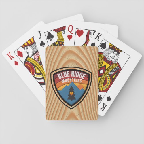 Blue Ridge Mountains  Poker Cards