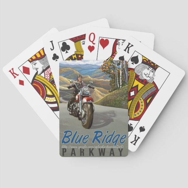 "Blue Ridge Mountains" Poker Cards (Back)