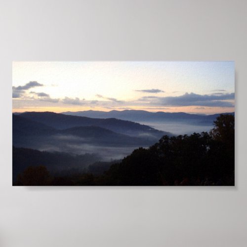 Blue Ridge Mountains Poster