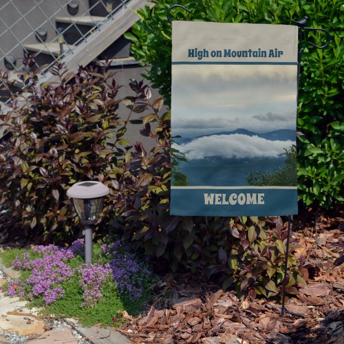 Blue Ridge Mountains Range Photographic Welcome Garden Flag