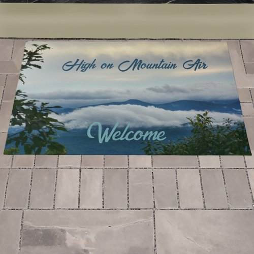 Blue Ridge Mountains Range Welcome Doormat