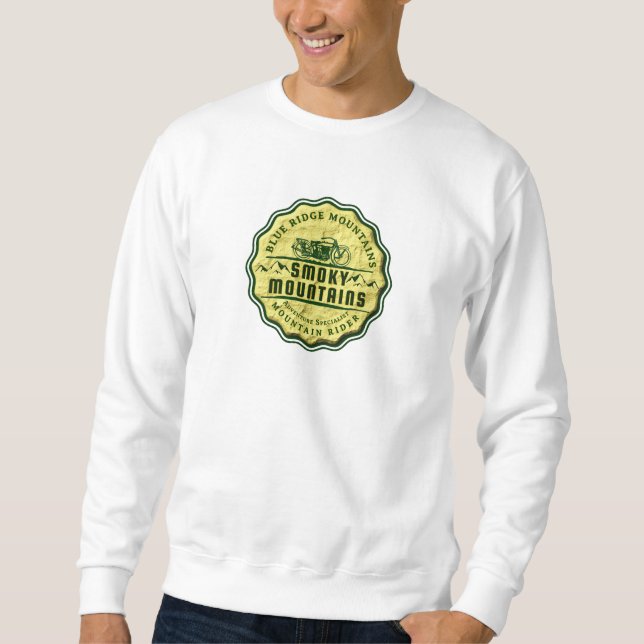 Blue Ridge Mountains Rider Sweatshirt (Front)