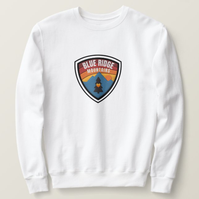 Blue Ridge Mountains  Sweatshirt (Design Front)