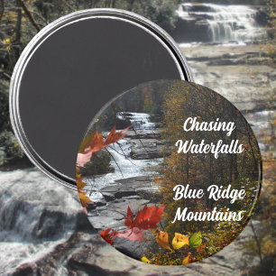 Blue Ridge Mountains Triple Falls NC Photographic Magnet