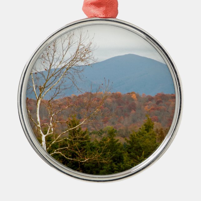 Blue Ridge Mountains VA Landscape Photo Shenandoah Metal Ornament (Front)