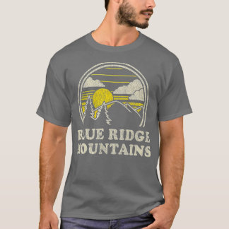 Blue Ridge Mountains Vintage Hiking Mountains T-Shirt