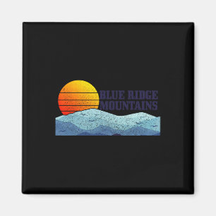 Blue Ridge Mountains Vintage Mountains Usa America Magnet