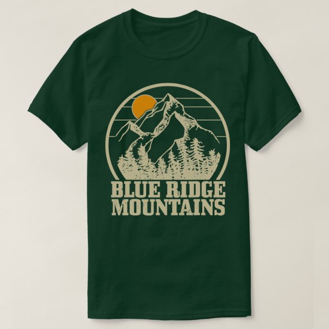 Blue Ridge Mountains Vintage Vintage 3 T-Shirt (Design Front)