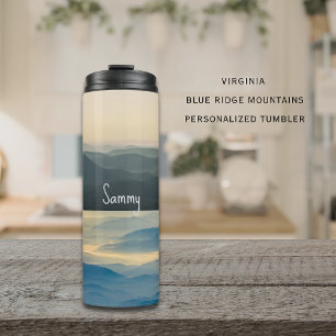 Blue Ridge Mountains Virginia Sunrise Thermal Tumbler