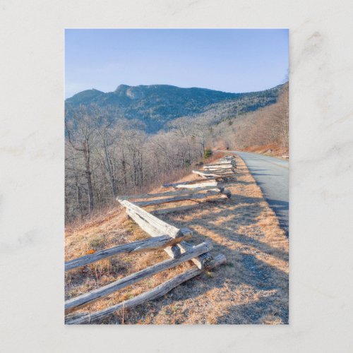 Blue Ridge Parkway and Grandfather Mountain Postcard