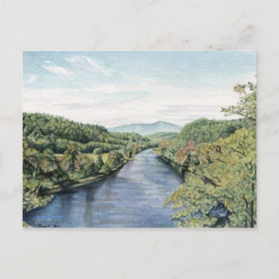 Blue Ridge Parkway at the James River Postcard