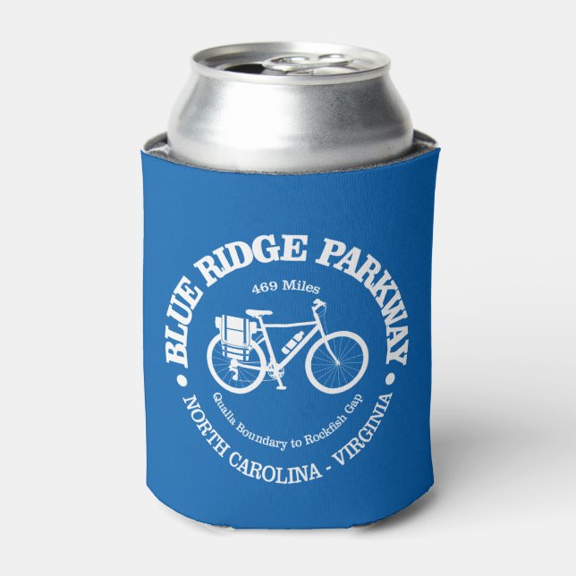 Blue Ridge Parkway (cycling) Can Cooler (Can Front)