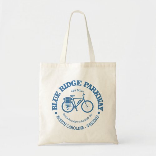 Blue Ridge Parkway cycling Tote Bag