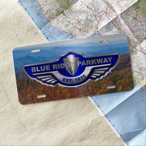 Blue Ridge Parkway Est. 1935 License Plate