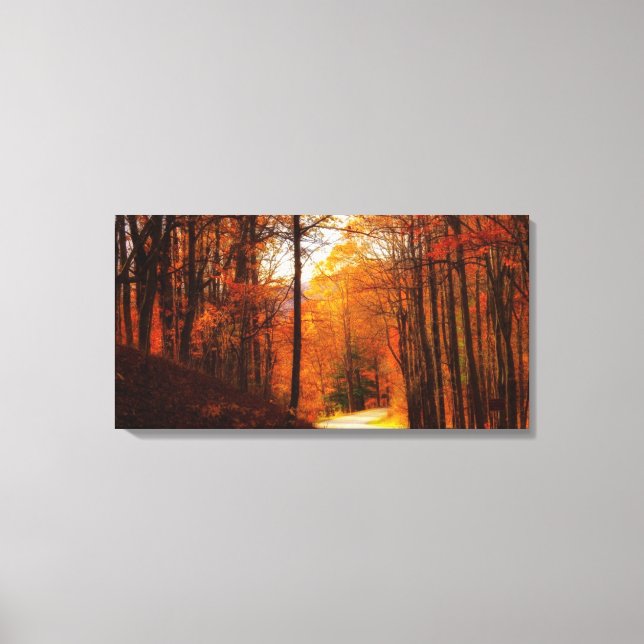 Blue Ridge Parkway Fall Canvas Print (Front)