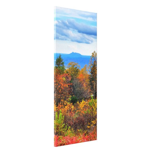 Blue Ridge Parkway Fall Overlook of Pilot Mountain Canvas Print
