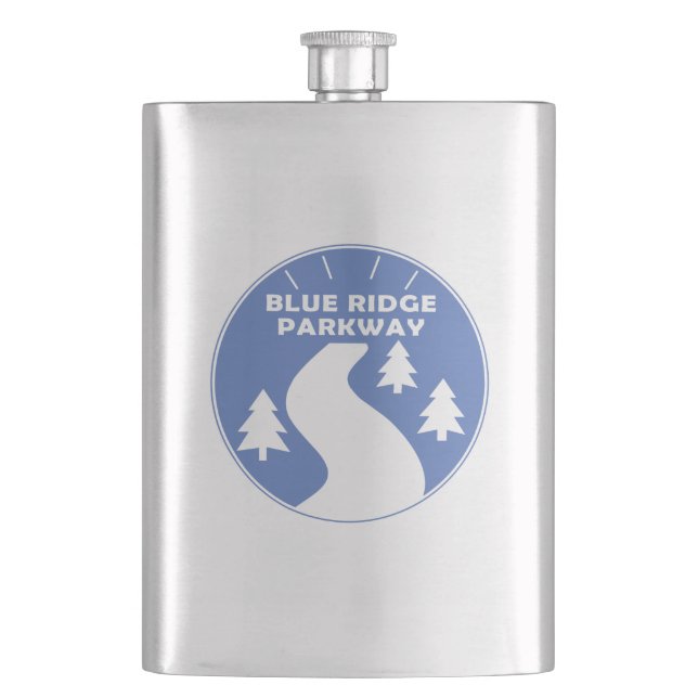 Blue Ridge Parkway Flask (Front)