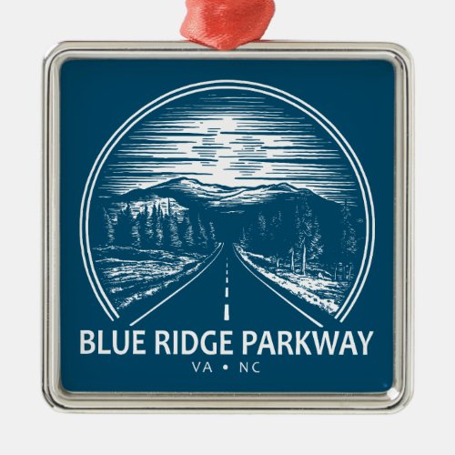 Blue Ridge Parkway Forest Metal Ornament