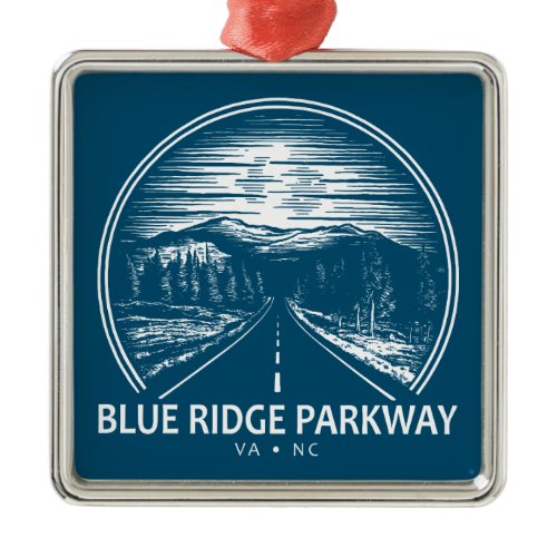Blue Ridge Parkway Forest Metal Ornament