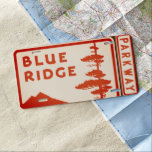 Blue Ridge Parkway License Plate<br><div class="desc">The Blue Ridge Parkway is a National Parkway and All-American Road in the United States, noted for its scenic beauty. The parkway, which is America's longest linear park, runs for 469 miles (755 km) through 29 Virginia and North Carolina counties, linking Shenandoah National Park to Great Smoky Mountains National Park....</div>