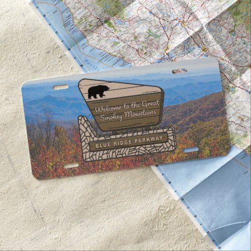 Blue Ridge Parkway License Plate