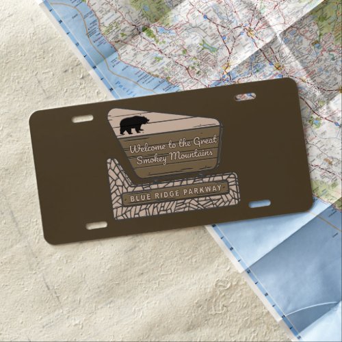 Blue Ridge Parkway License Plate
