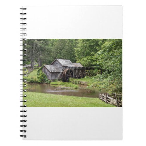 Blue Ridge Parkway _ Mabry Mill 2 Notebook