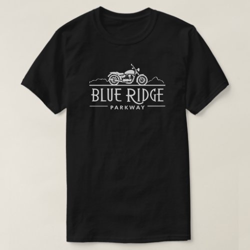 Blue Ridge Parkway Motorcycle T_Shirt